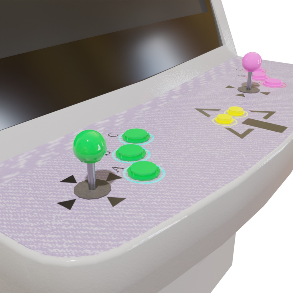 3DCG【筐体】ゲームセンター