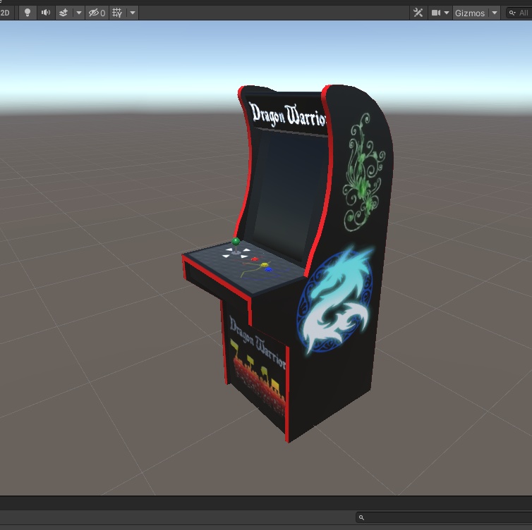 3DCG【筐体2】ゲームセンター