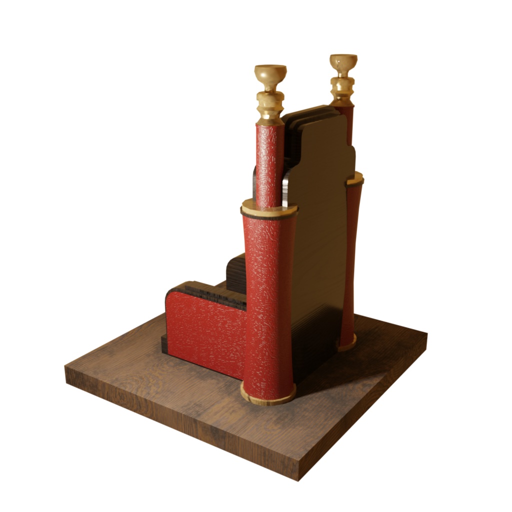 3DCG【throne】玉座