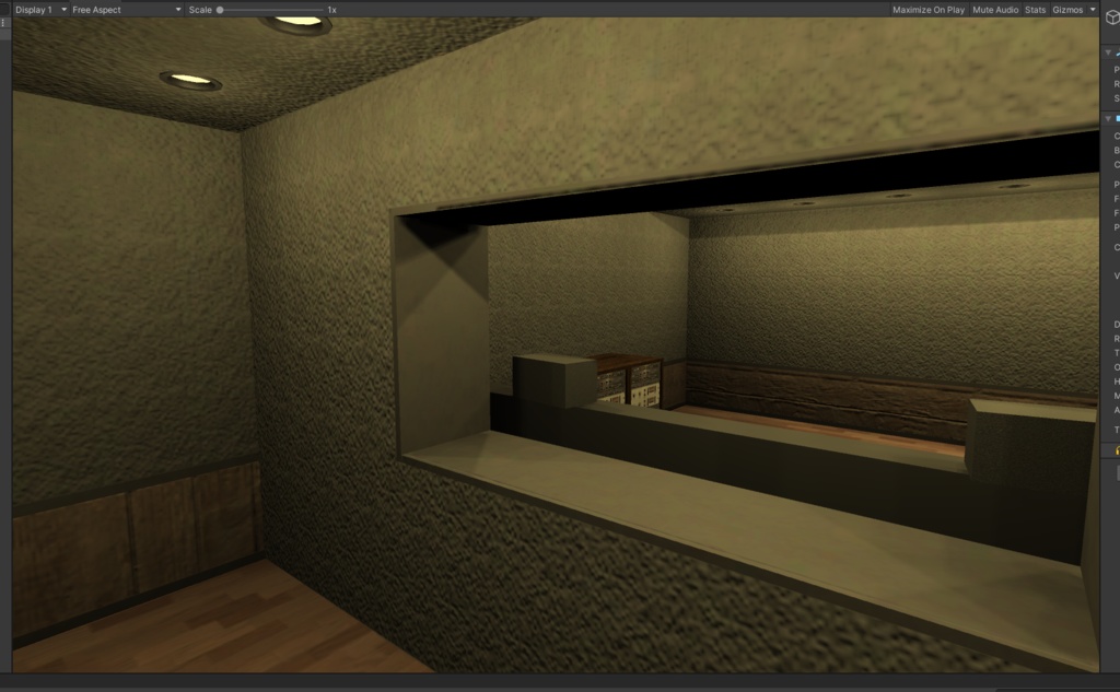 3DCG【studio_set】レコーディングスタジオルーム ミキサー コンソール