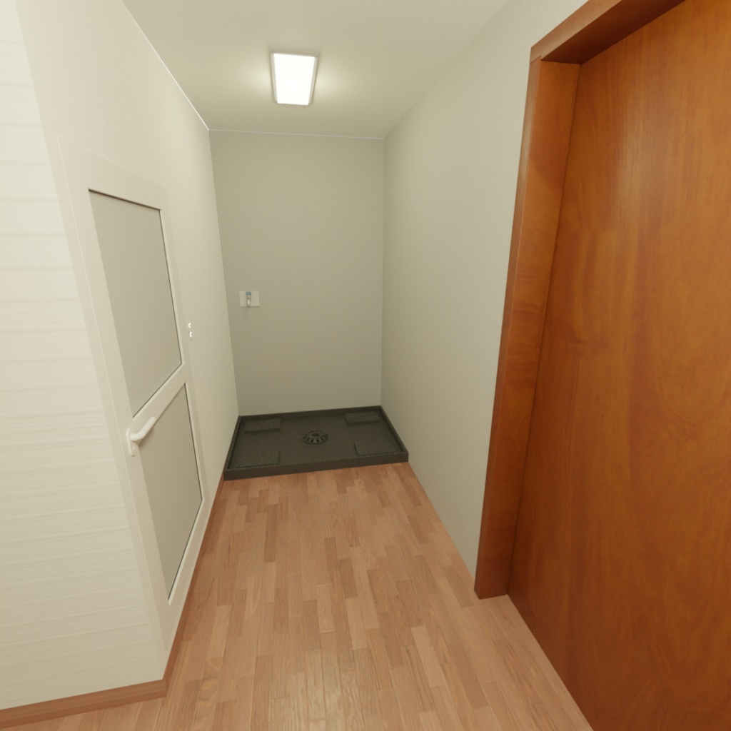3DCG【2DK_room】部屋モデル 2DK
