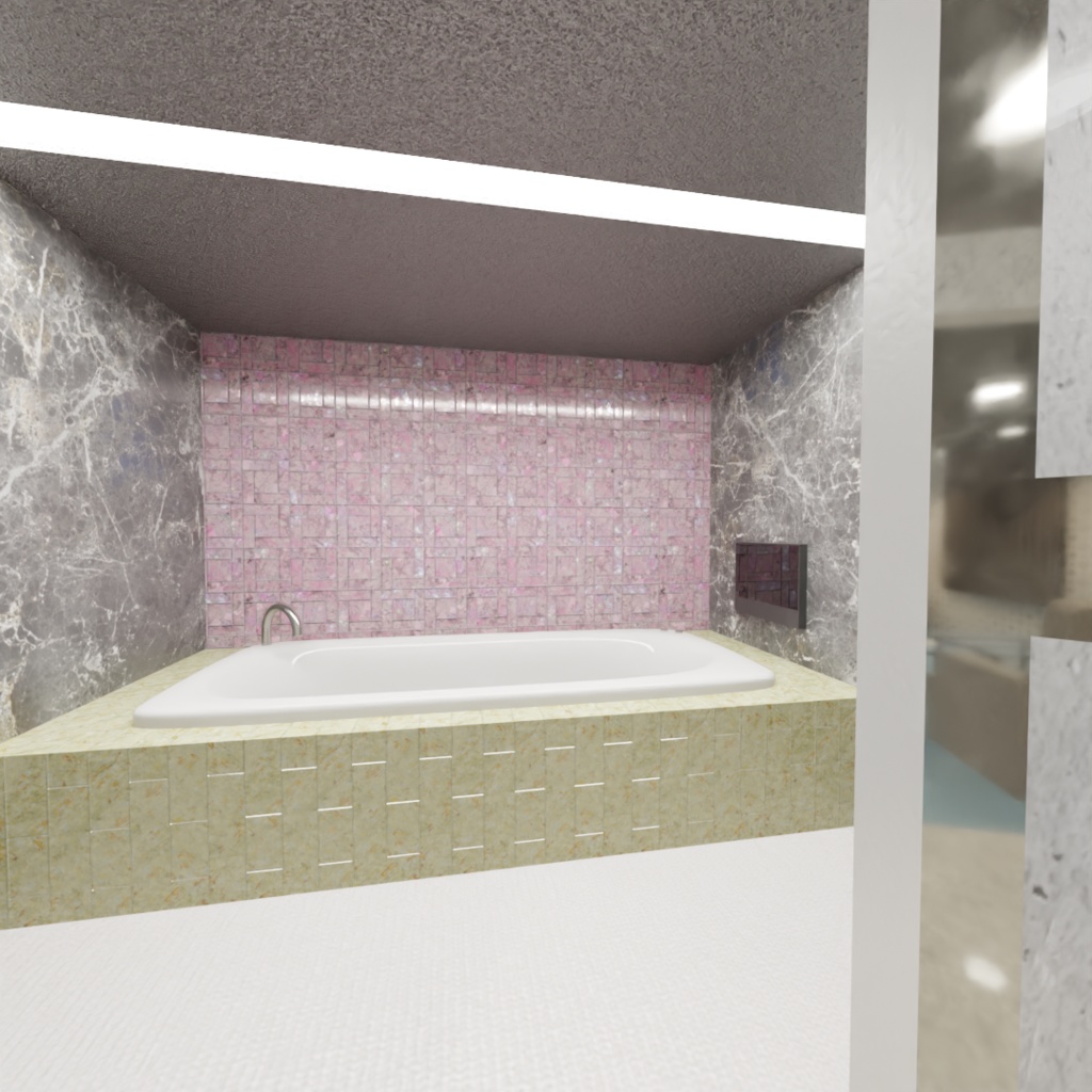 3DCG【hotel_room】ホテル 内装