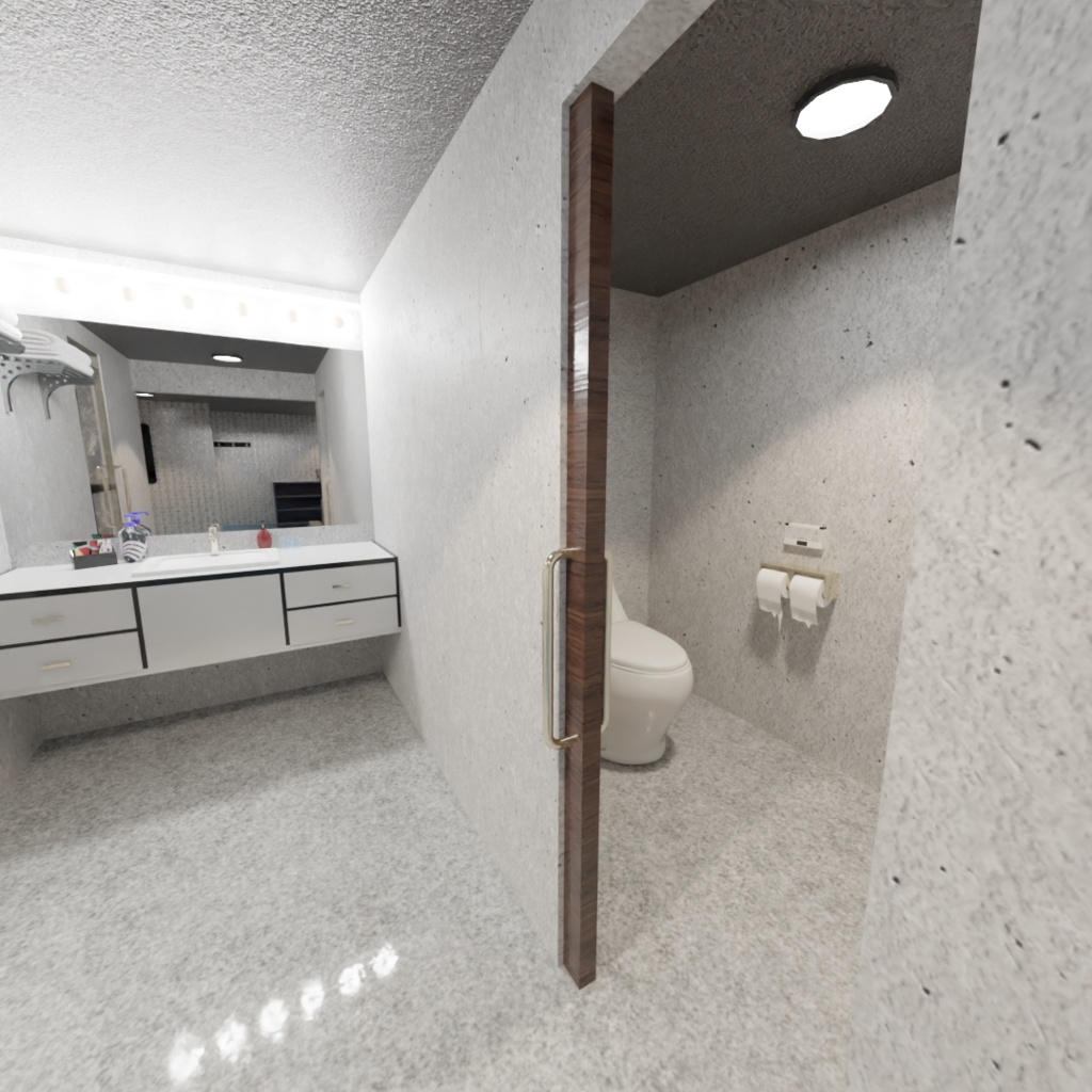 3DCG【hotel_room】ホテル 内装