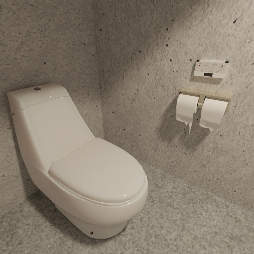 3DCG【hotel_room】ホテル 内装