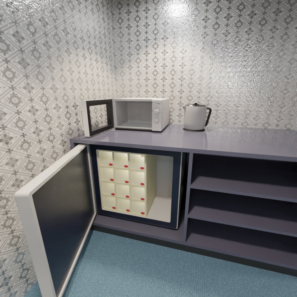 3DCG【hotel_room】ホテル 内装