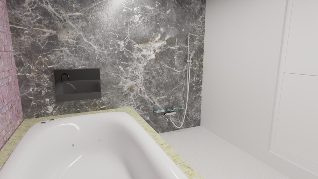 3DCG【hotel_room】ホテル 内装