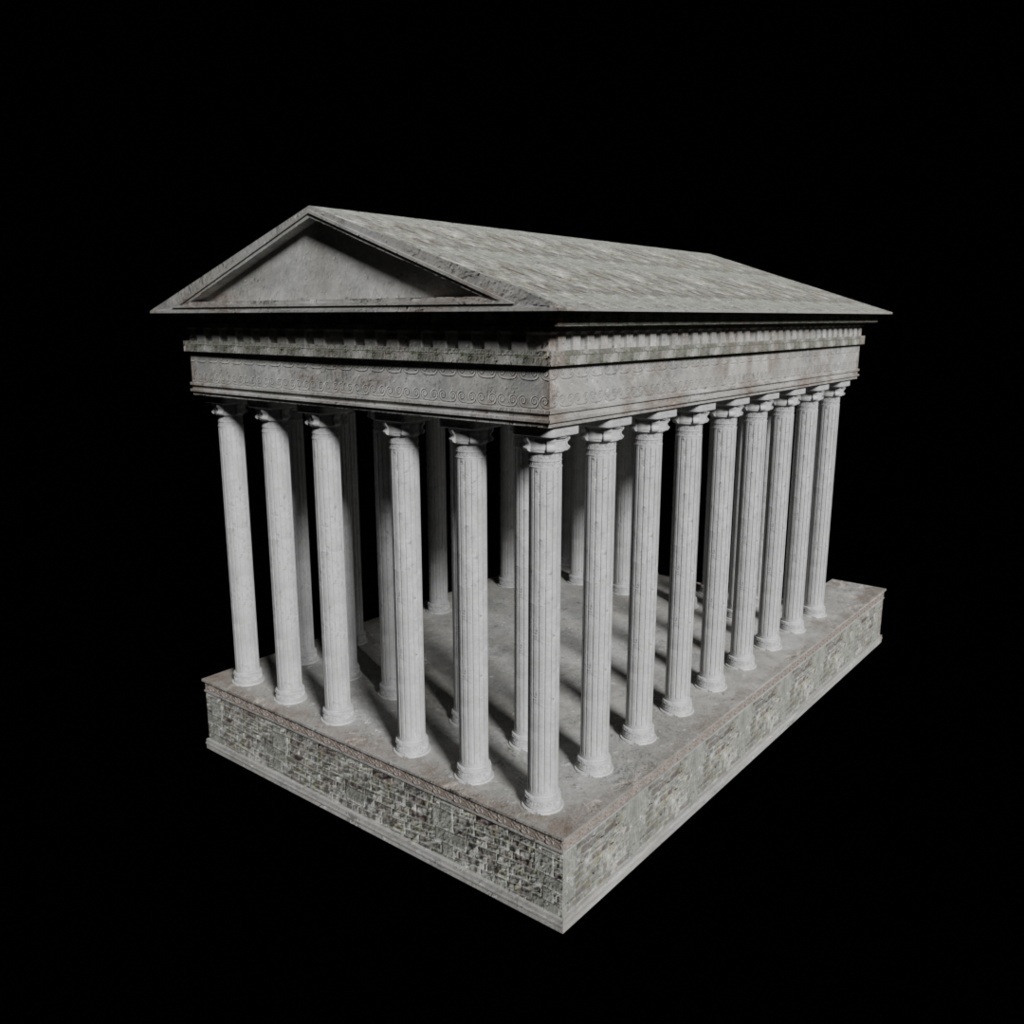 3DCG【sacred_place】神殿