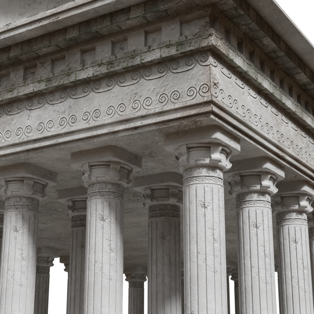 3DCG【sacred_place】神殿