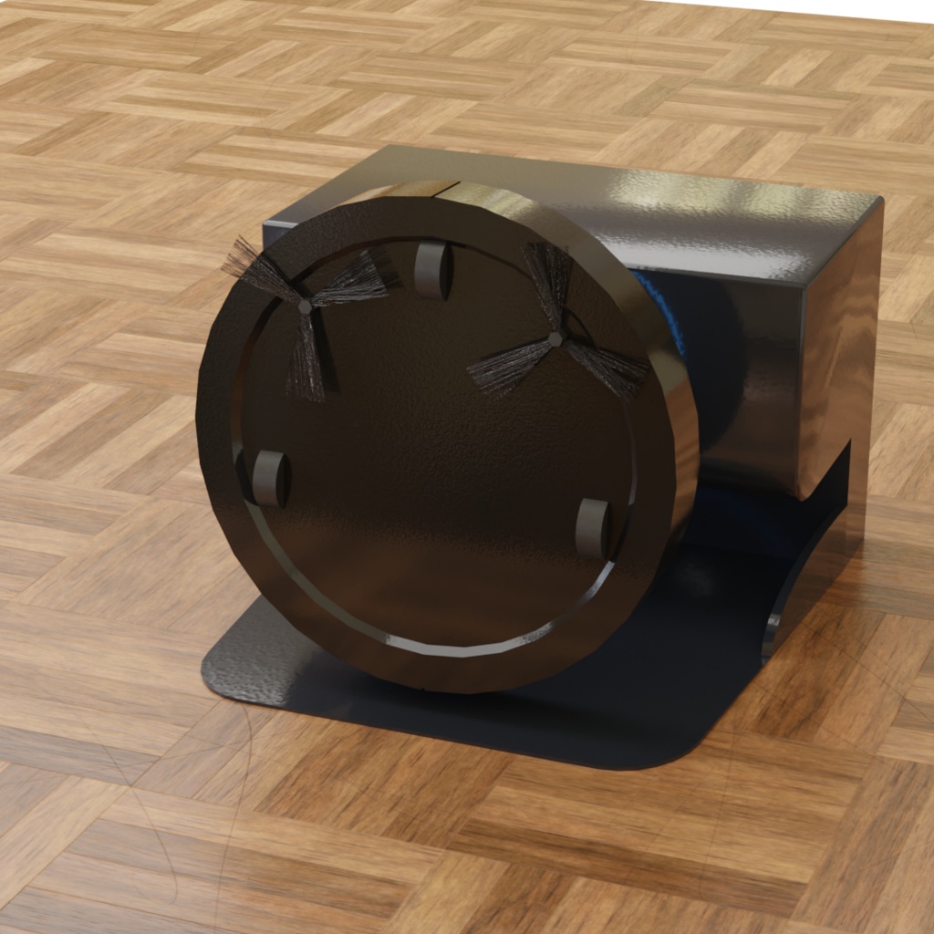 3DCG【cleaning_robot】自動掃除機