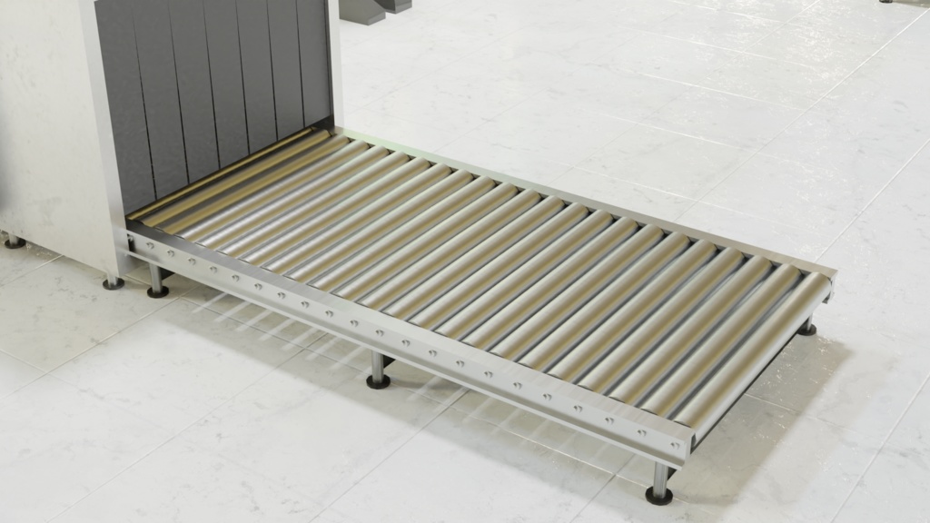 3DCG【inspection_machine】セキュリティゲート 空港