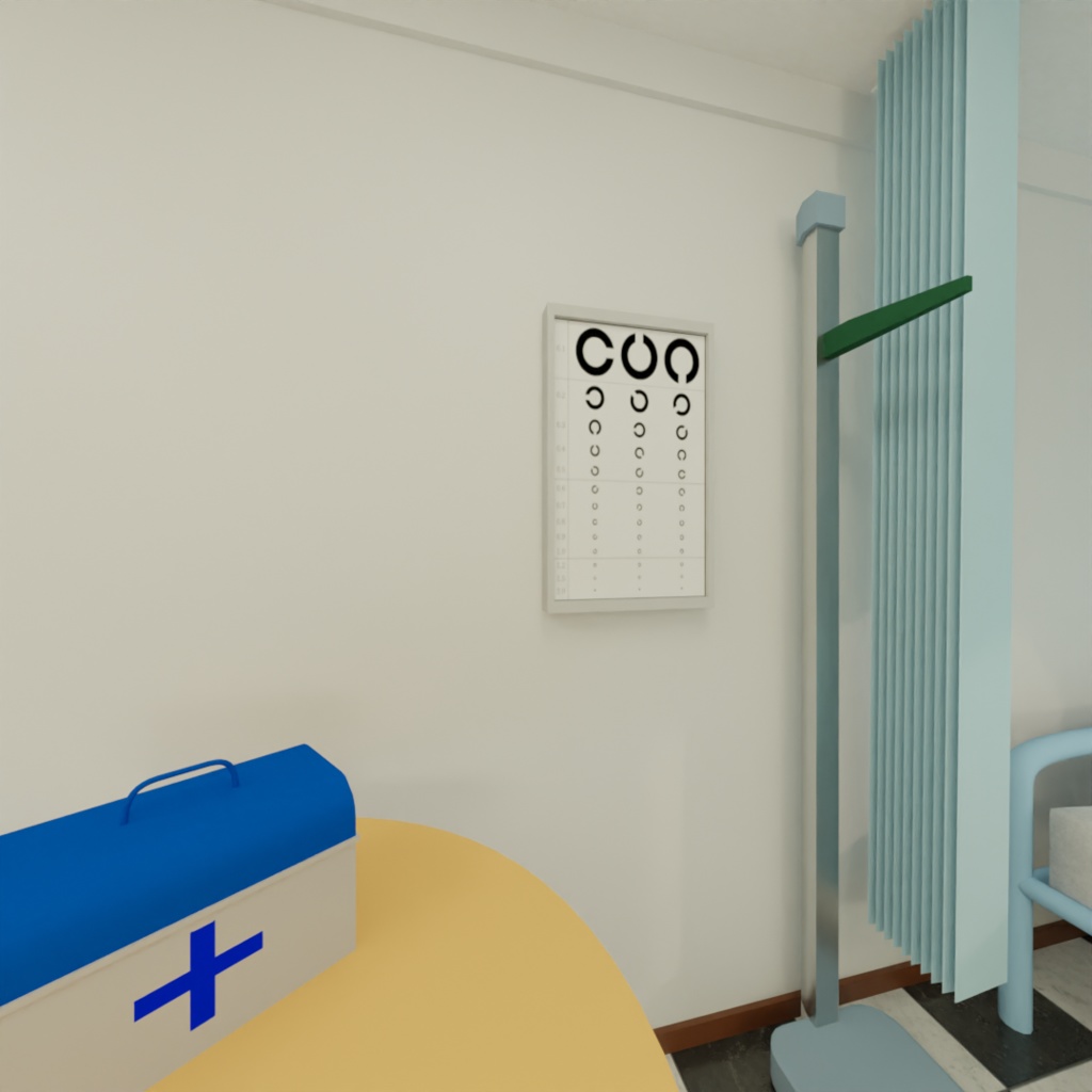 3DCG【Infirmary】保健室