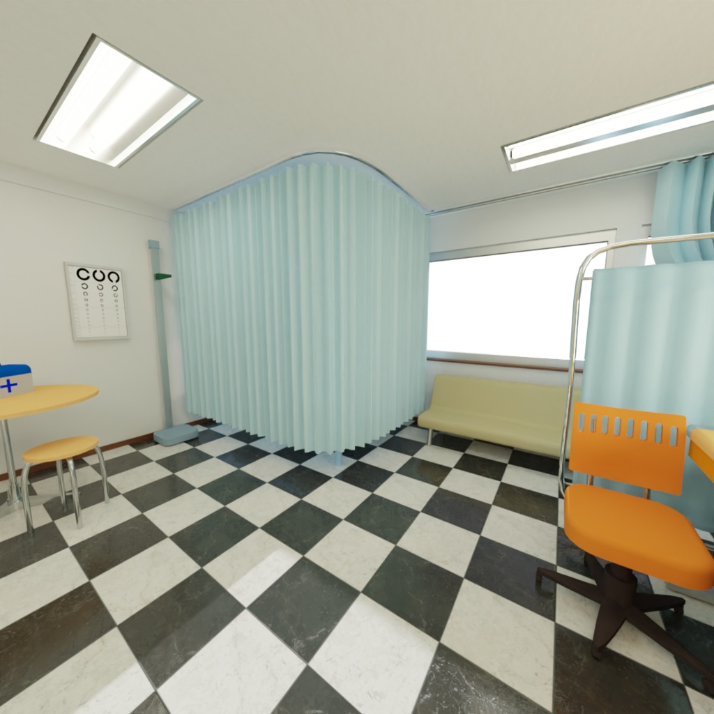 3DCG【Infirmary】保健室