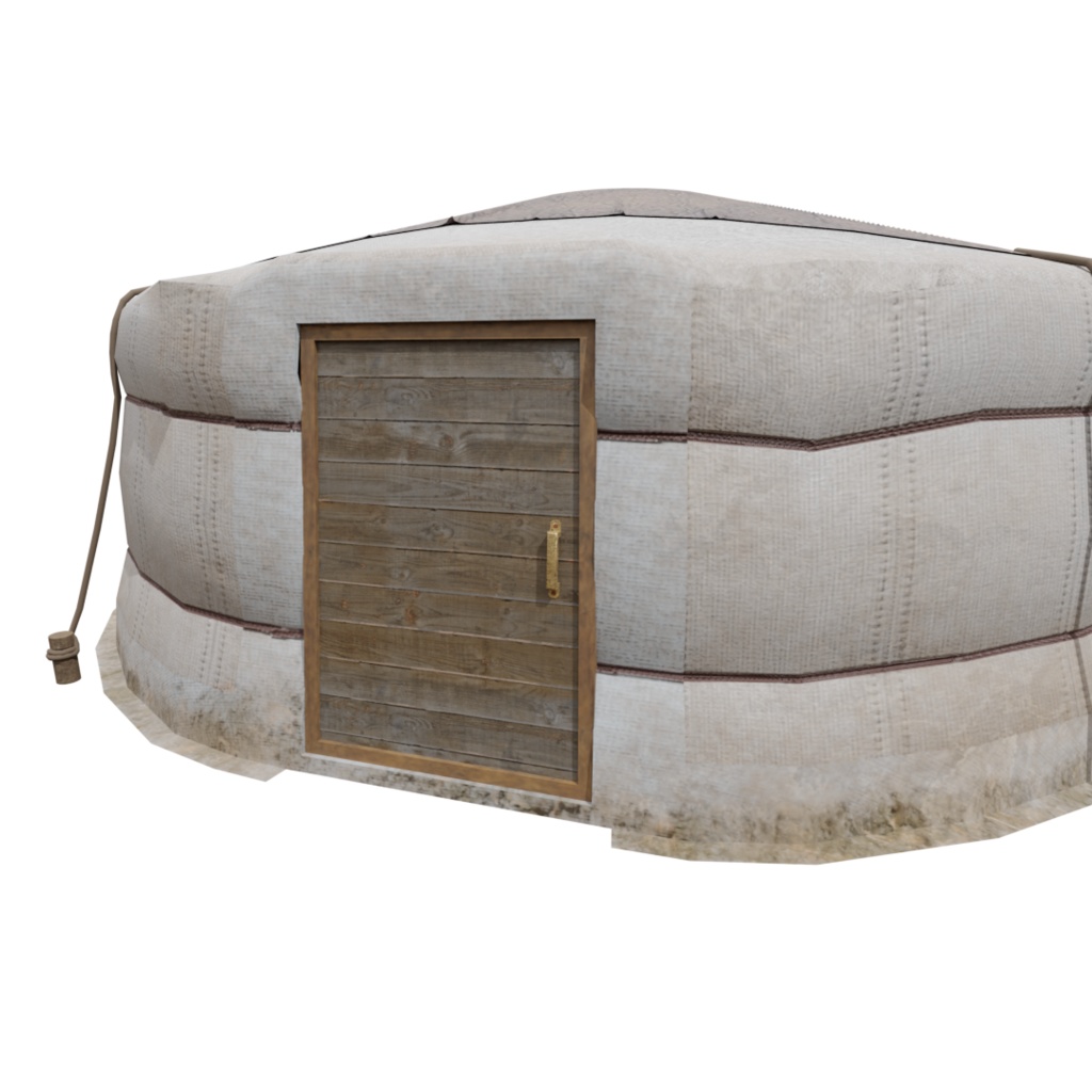 3DCG【tent_ger】テント ゲル