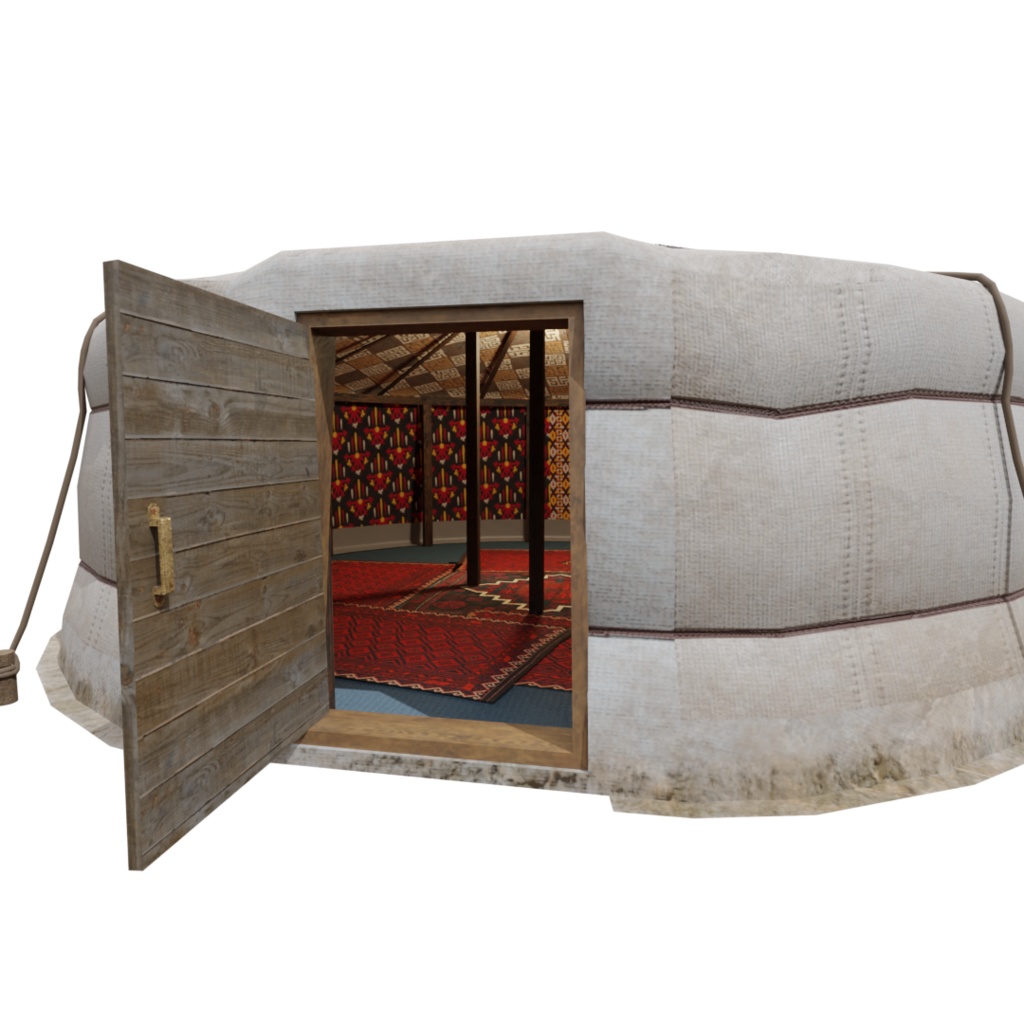 3DCG【tent_ger】テント ゲル