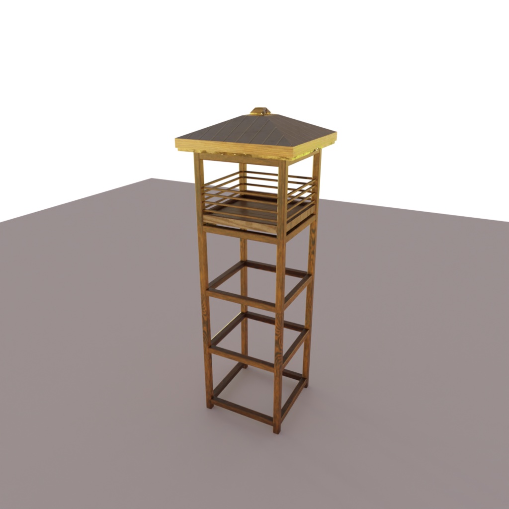 3DCG【yagura】お祭りの櫓