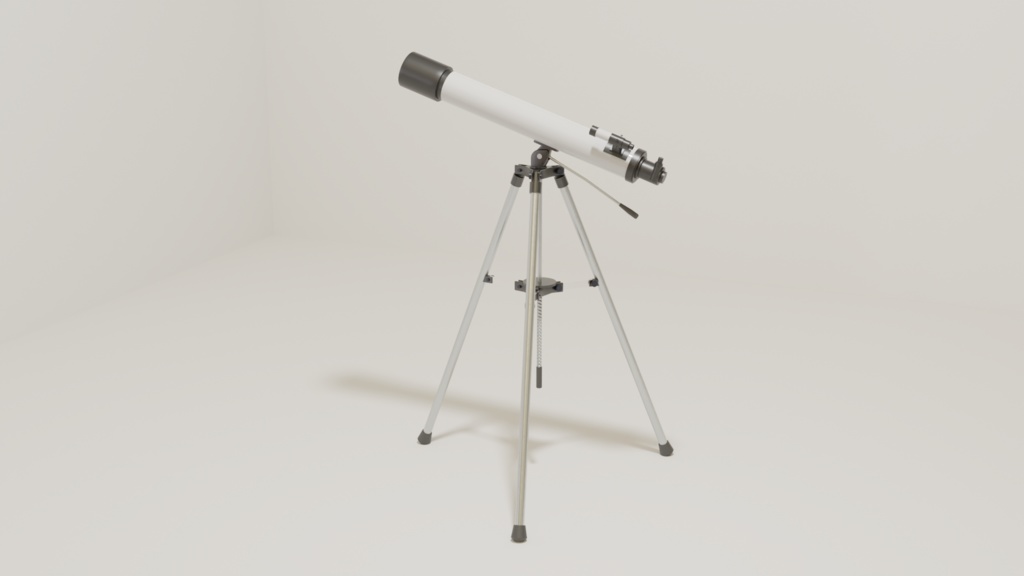 3DCG【Astronomical_telescope】天体望遠鏡