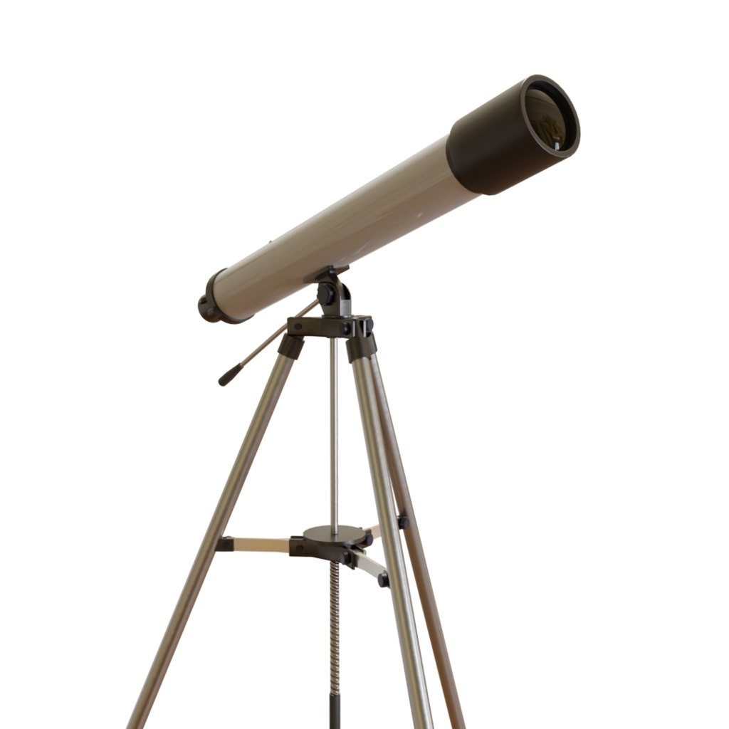3DCG【Astronomical_telescope】天体望遠鏡
