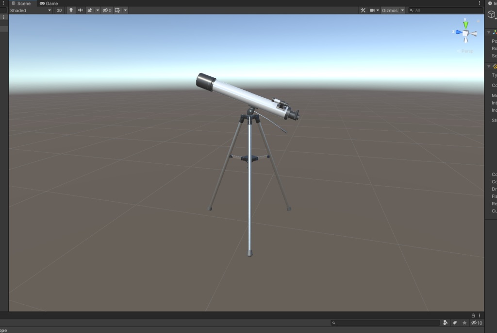 3DCG【Astronomical_telescope】天体望遠鏡
