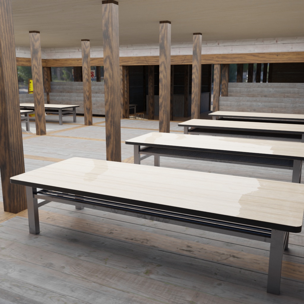 3DCG【sea_house】海の家