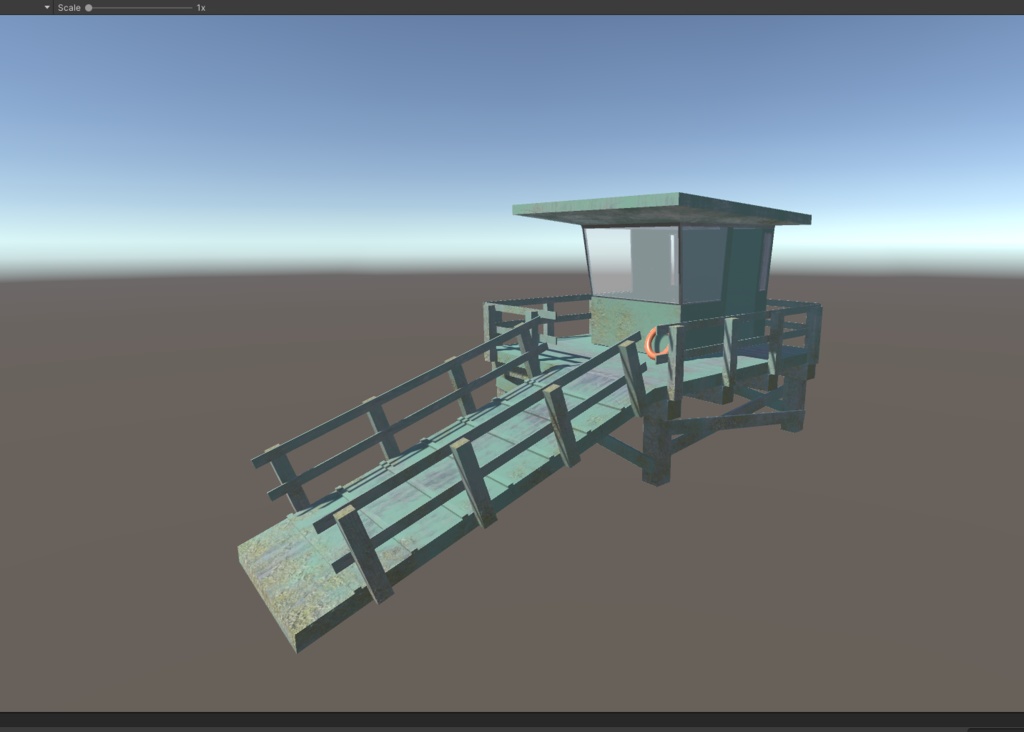 3DCG【Watchtower】監視塔 海岸