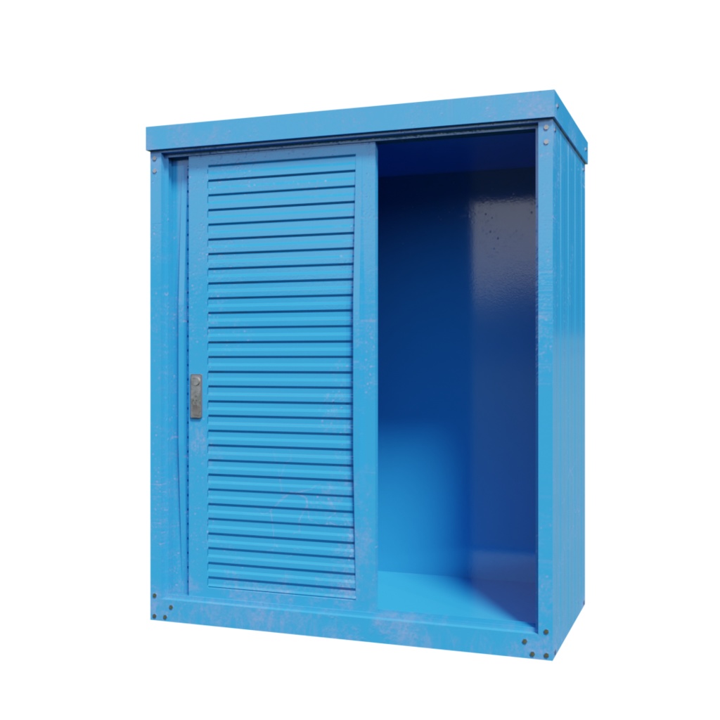 3DCG【storage_shed】物置小屋 屋外物置
