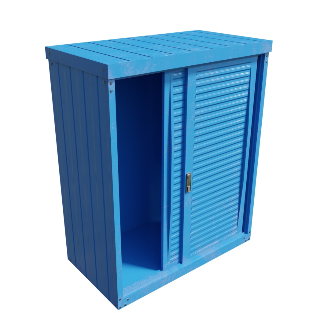 3DCG【storage_shed】物置小屋 屋外物置