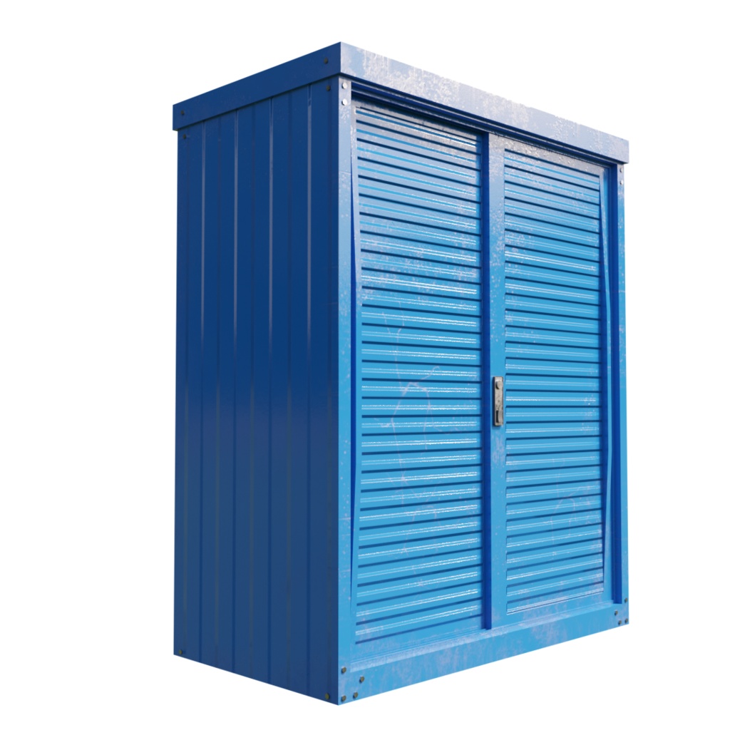 3DCG【storage_shed】物置小屋 屋外物置