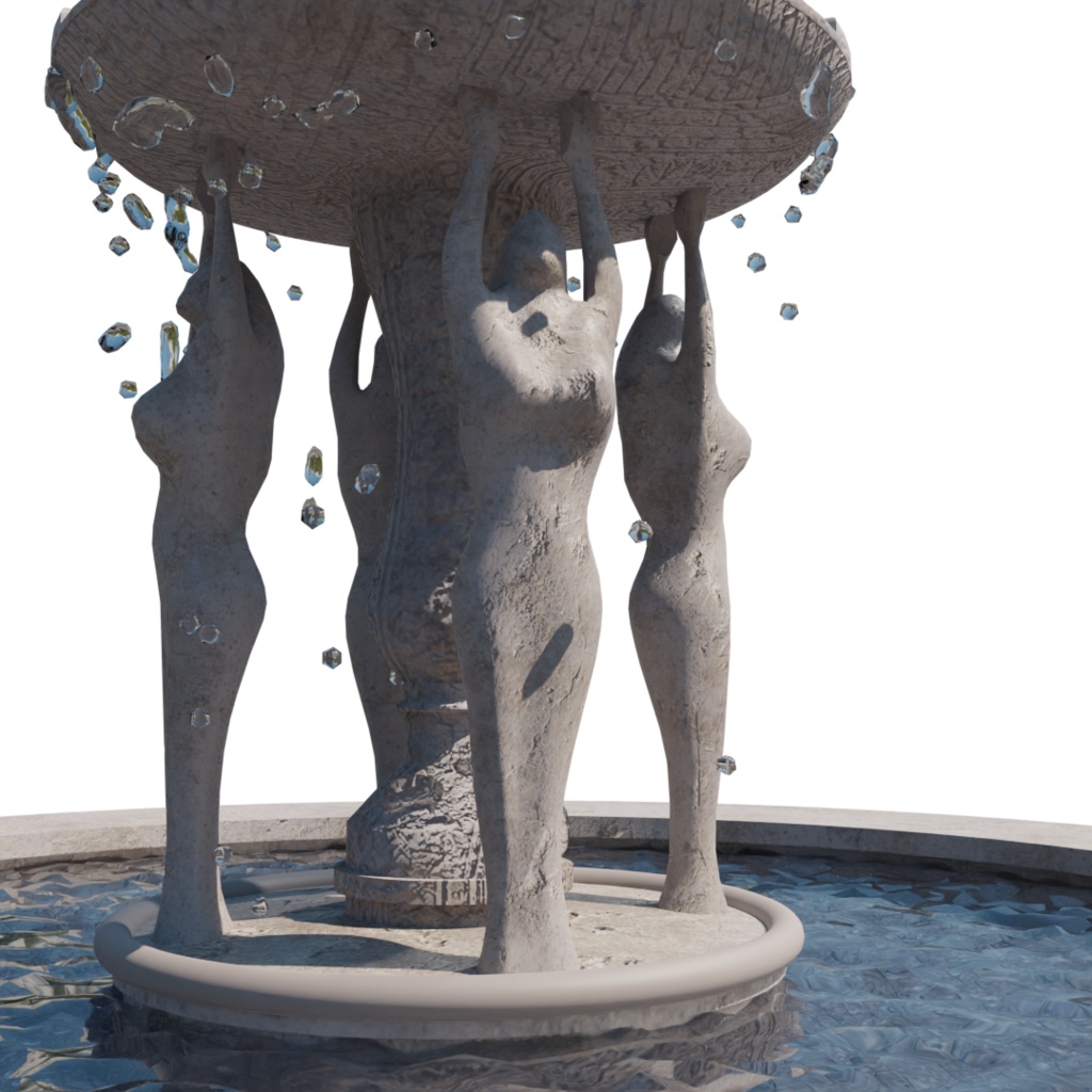 3DCG【fountain】噴水