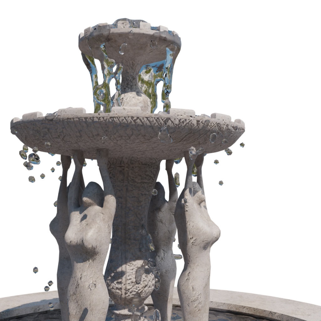 3DCG【fountain】噴水