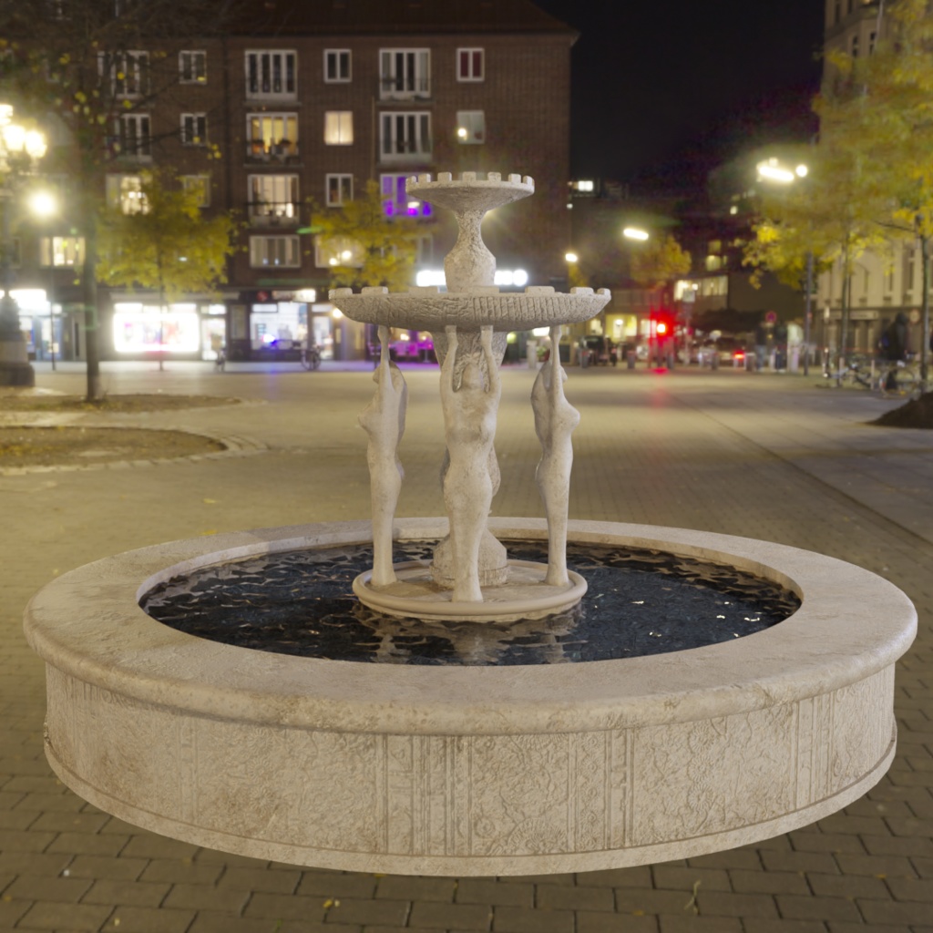 3DCG【fountain】噴水