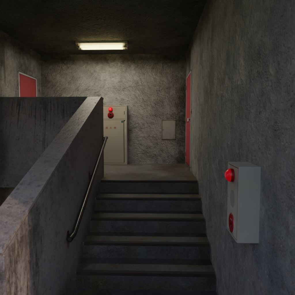 3DCG【apartments】団地アパート