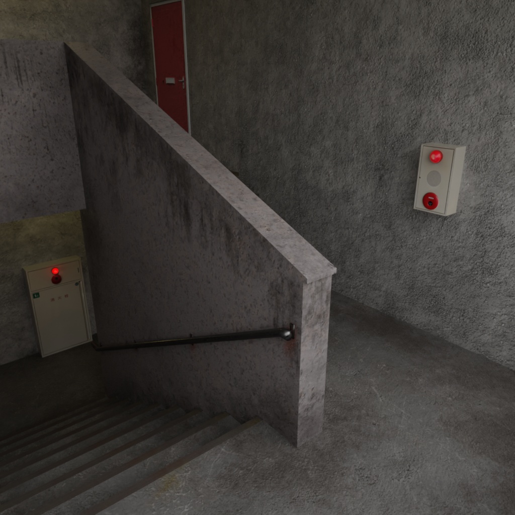 3DCG【apartments】団地アパート