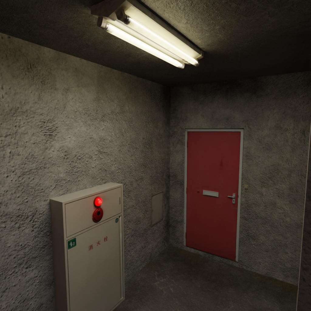 3DCG【apartments】団地アパート