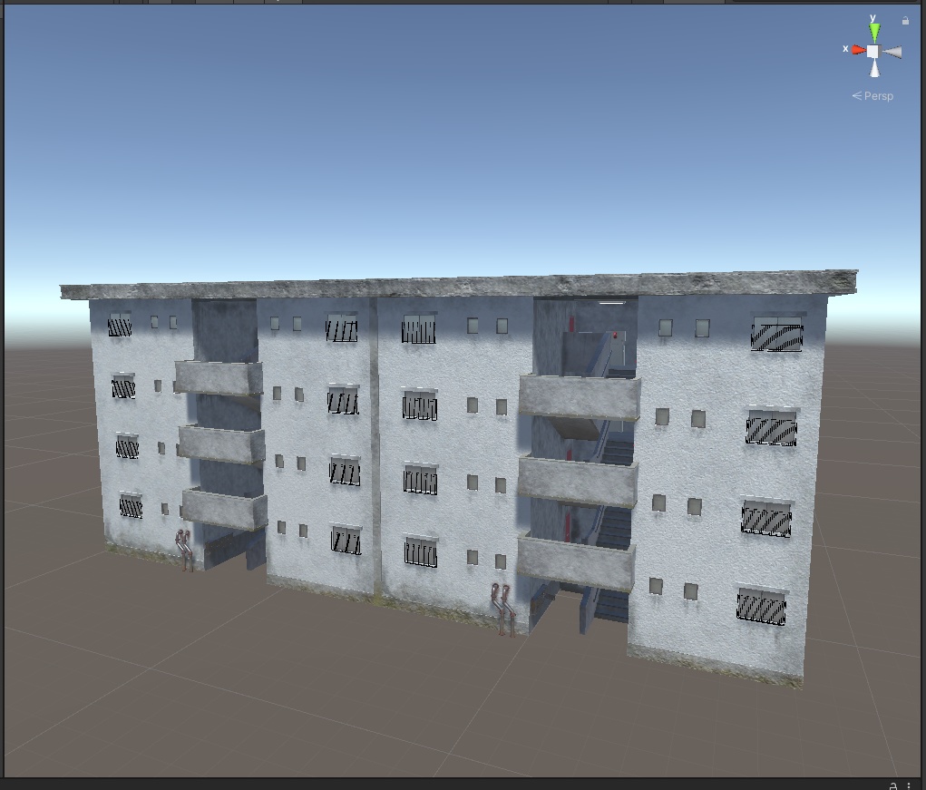 3DCG【apartments】団地アパート
