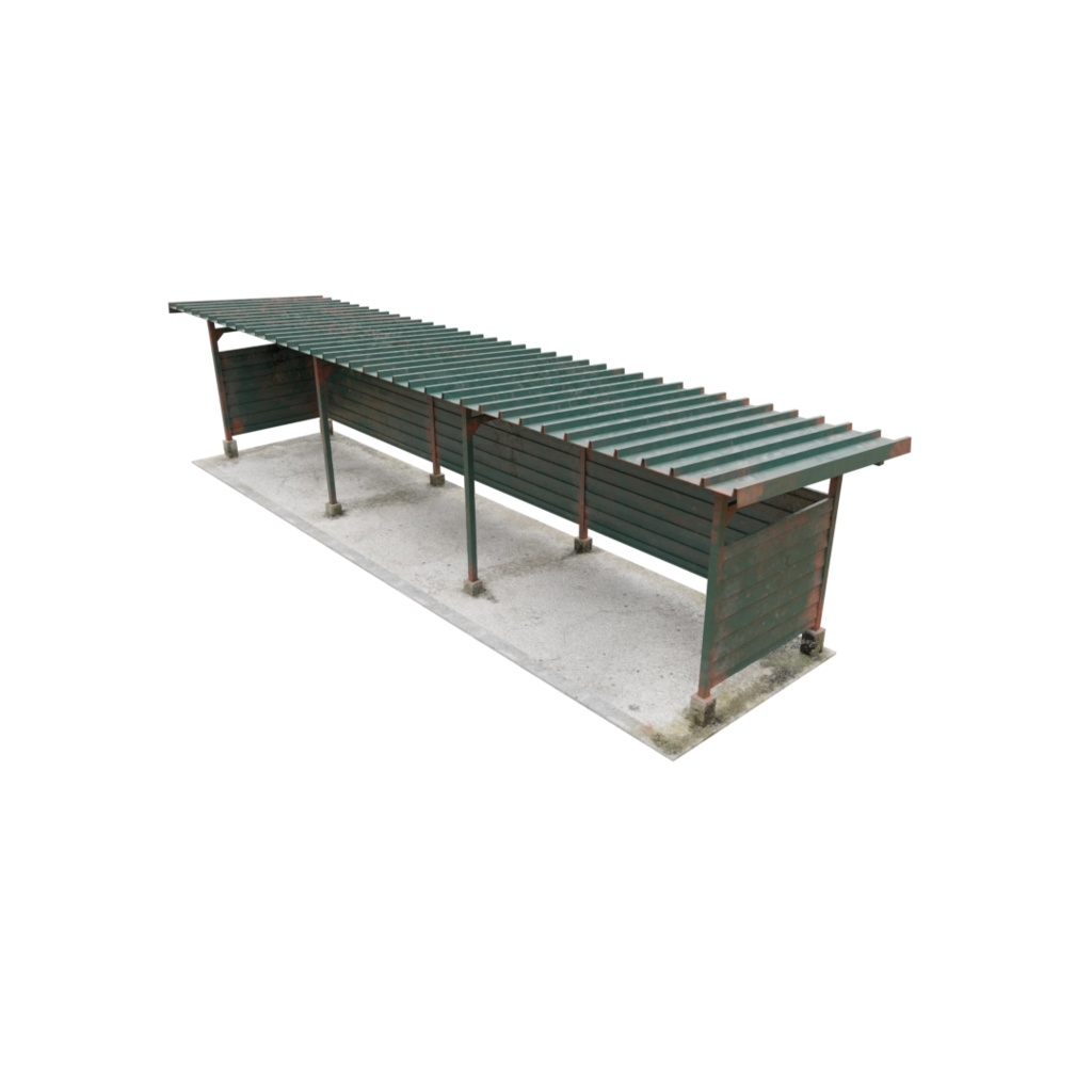 3DCG【bicycle_parking】駐輪場