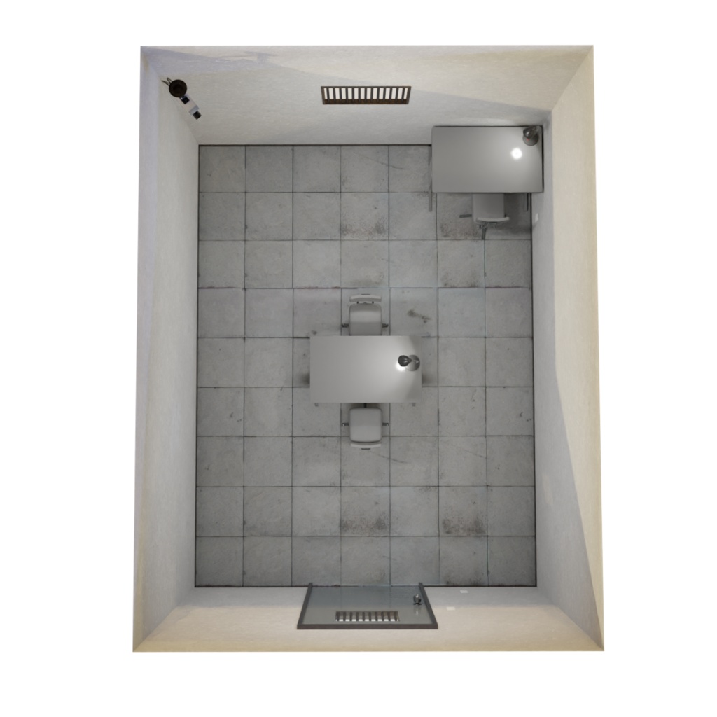 3DCG【Interrogation_room】取調室 警察