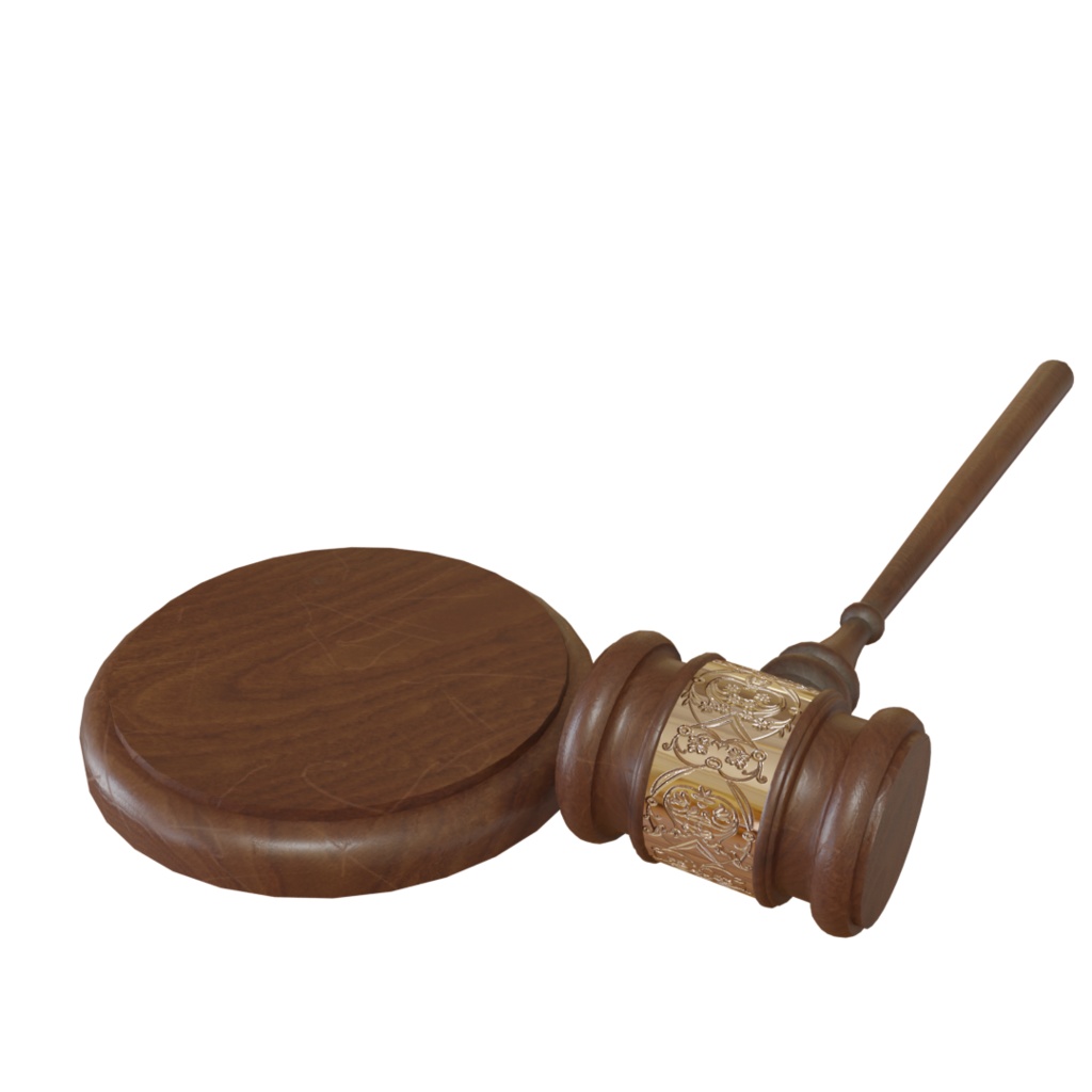3DCG【gavel】ガベル 議長槌
