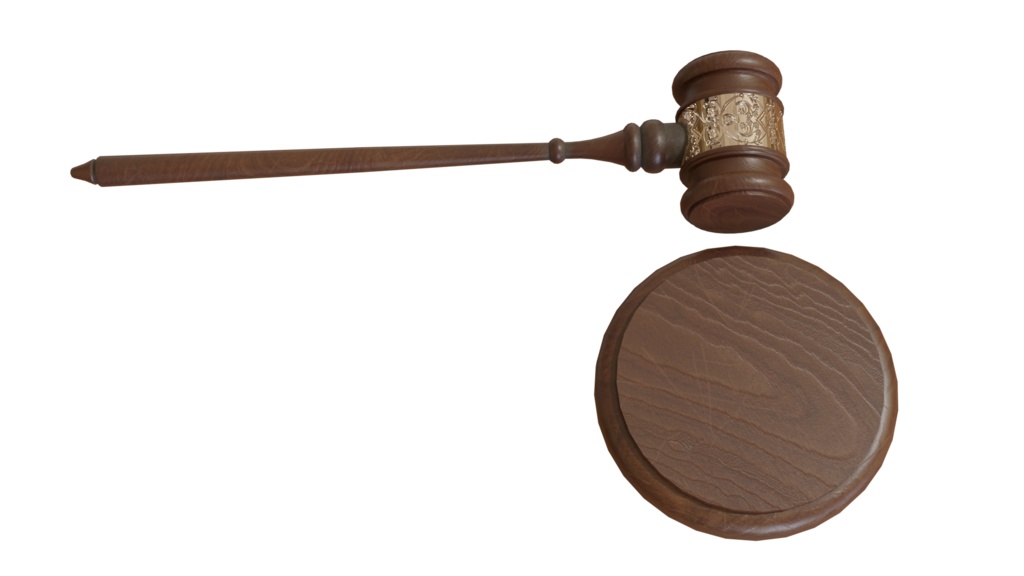 3DCG【gavel】ガベル 議長槌