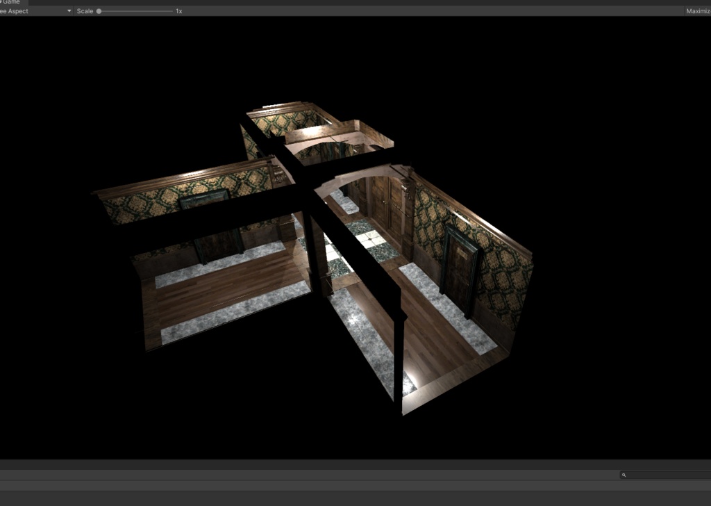 3DCG【victorian_corridor】洋館風廊下セット