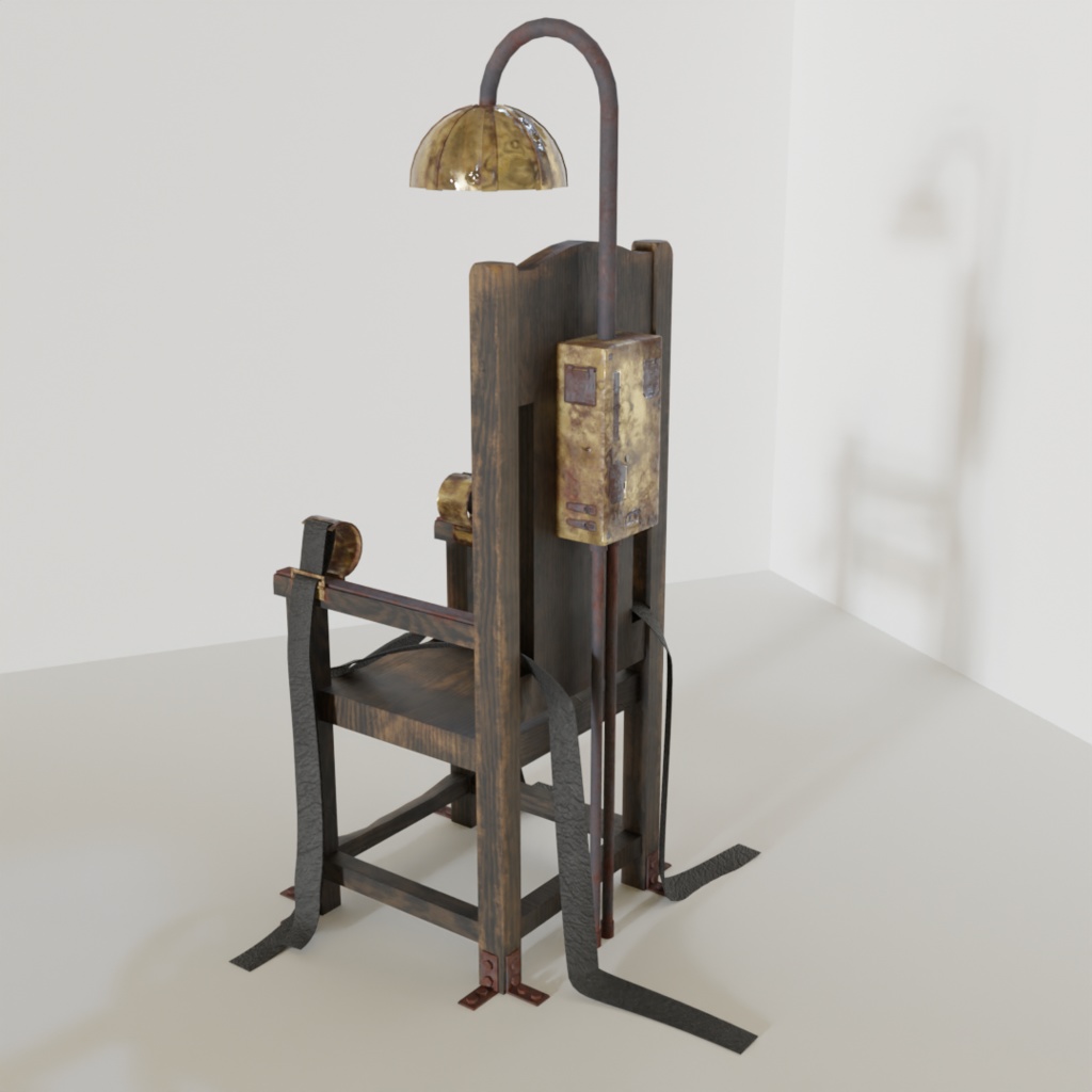 3DCG【Electric_chair】電気椅子