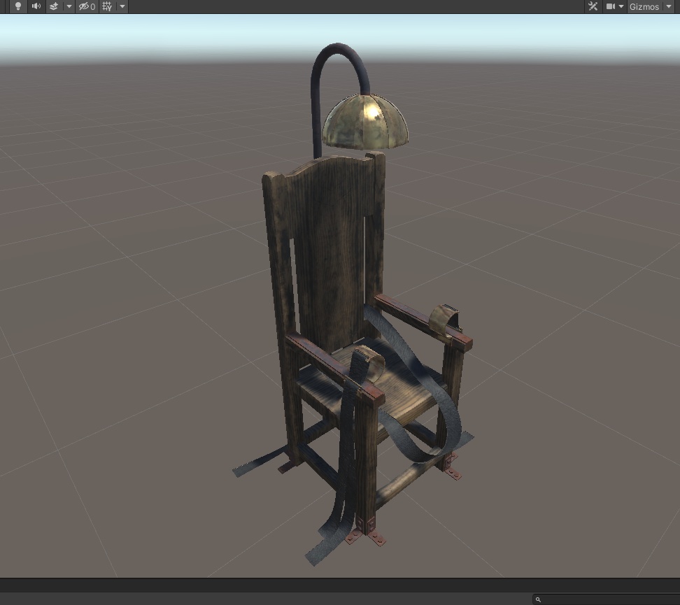 3DCG【Electric_chair】電気椅子