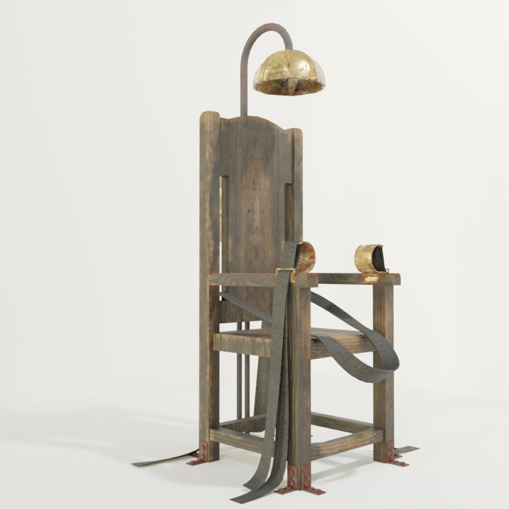 3DCG【Electric_chair】電気椅子