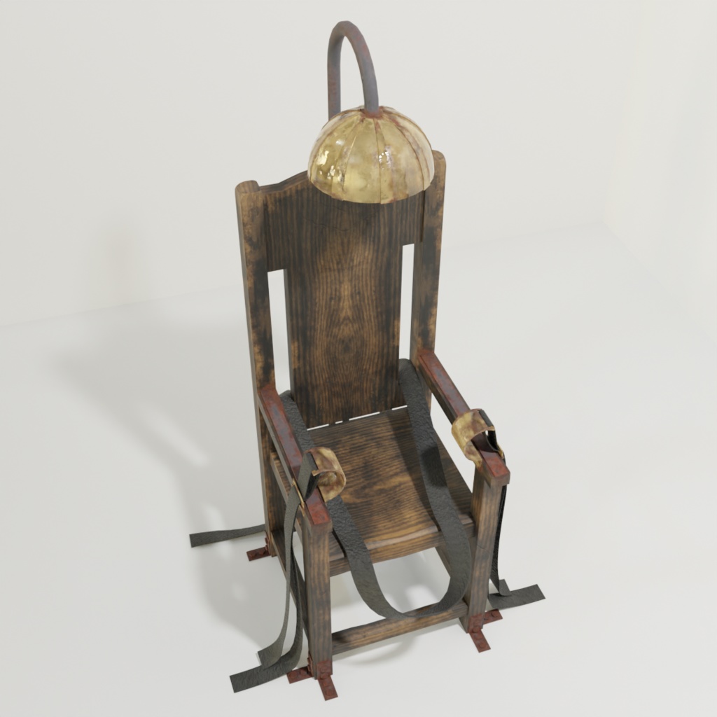 3DCG【Electric_chair】電気椅子