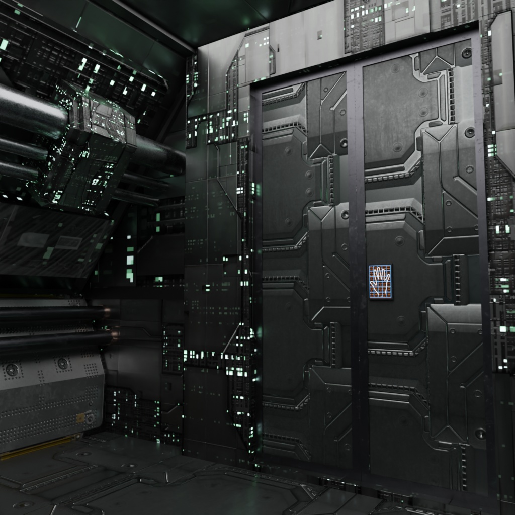 3DCG【SF_cockpit】SF コックピット 操縦席