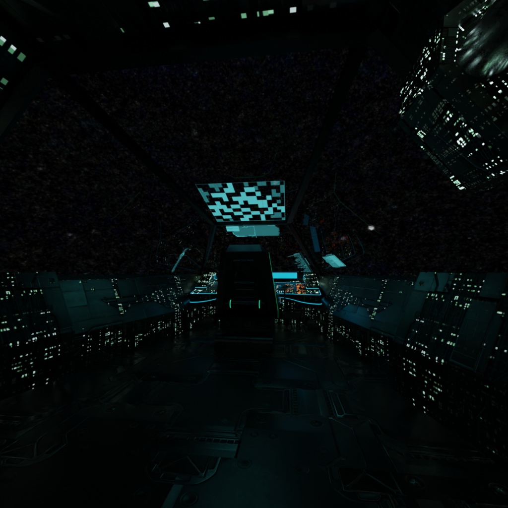 3DCG【SF_cockpit】SF コックピット 操縦席