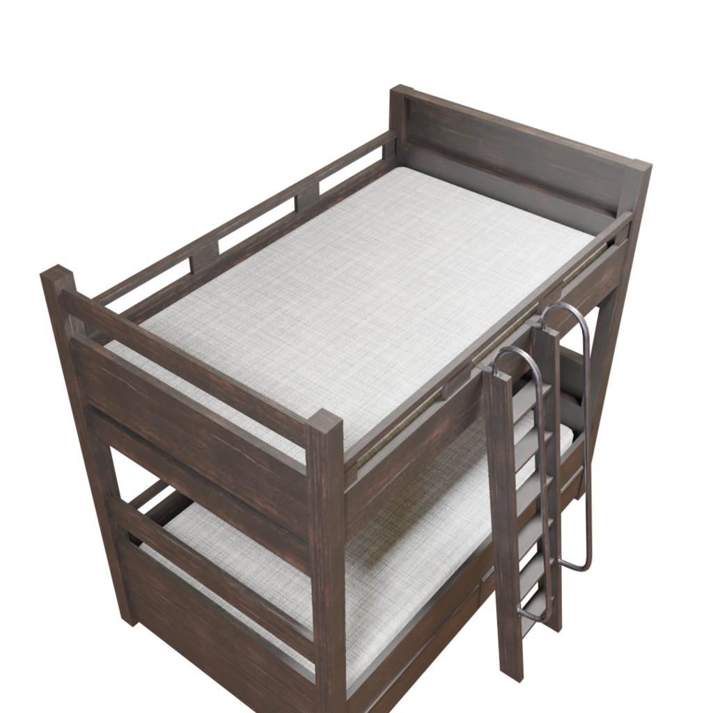 3DCG【Bunk_beds】2段ベッド