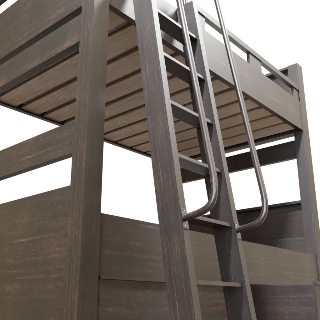 3DCG【Bunk_beds】2段ベッド