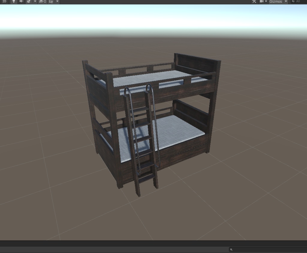3DCG【Bunk_beds】2段ベッド
