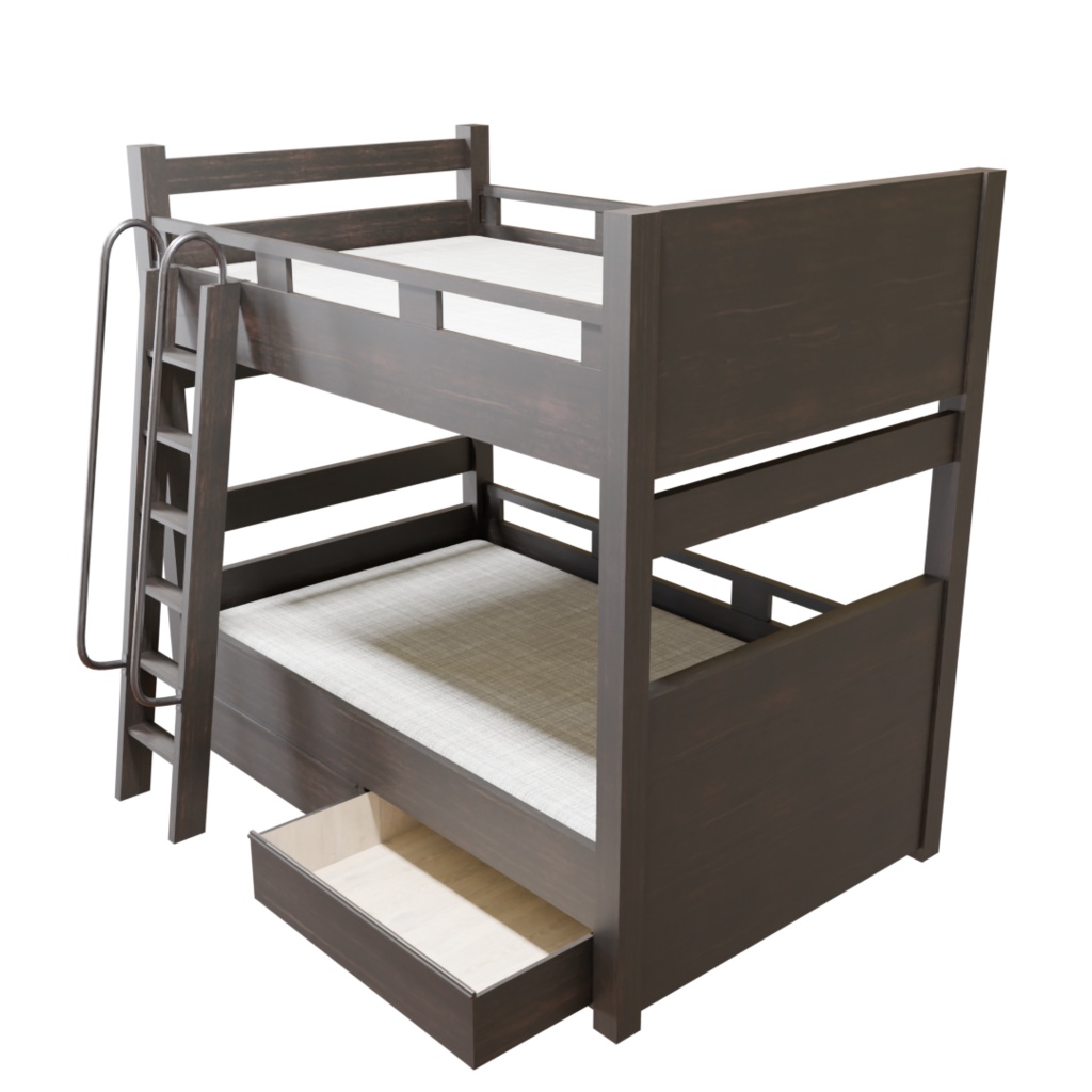 3DCG【Bunk_beds】2段ベッド