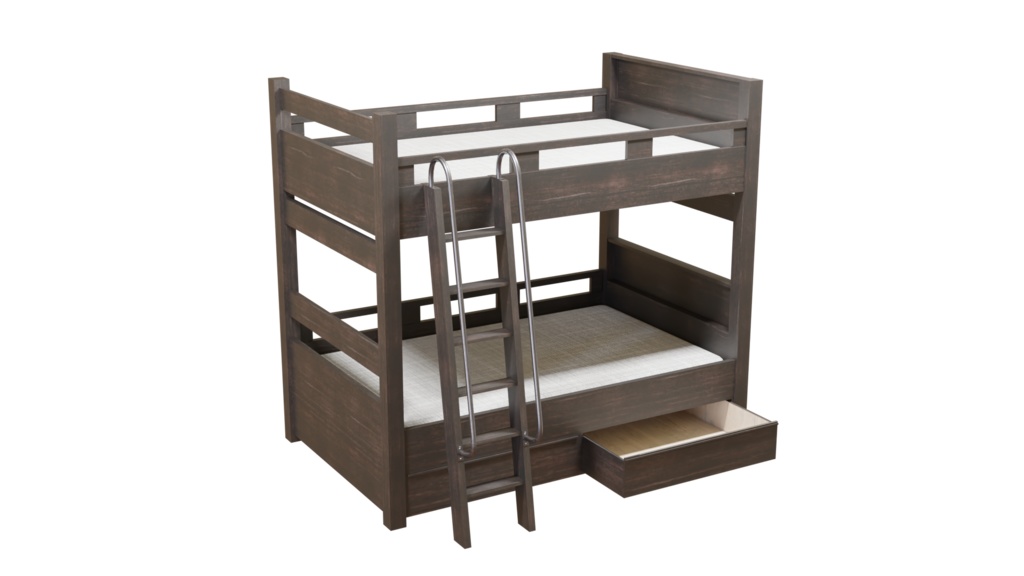 3DCG【Bunk_beds】2段ベッド
